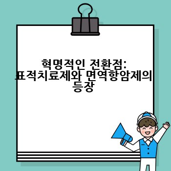 혁명적인 전환점: 표적치료제와 면역항암제의 등장