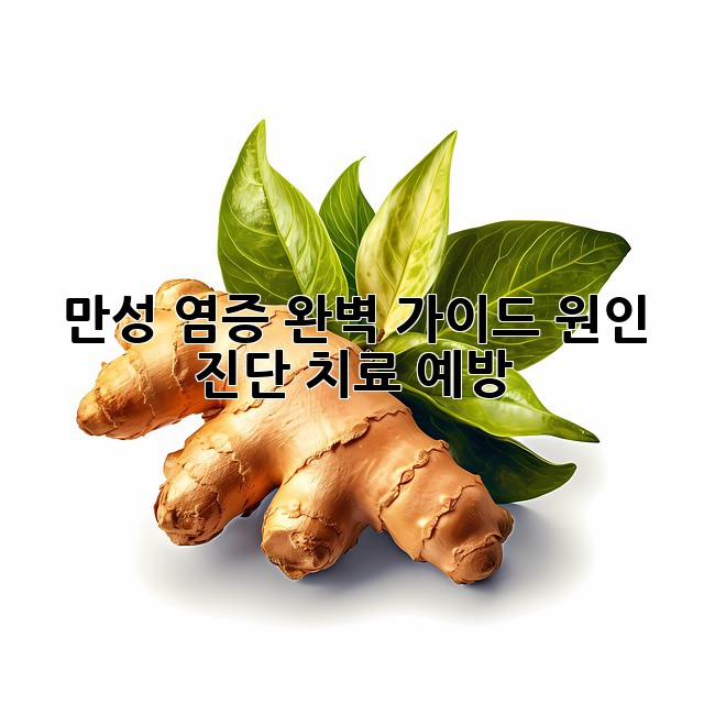 만성 염증 완벽 가이드: 원인, 진단, 치료, 예방