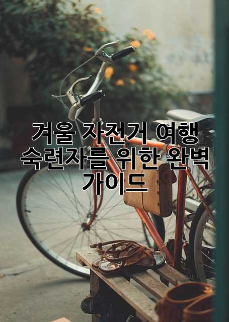 겨울 자전거 여행, 숙련자를 위한 완벽 가이드