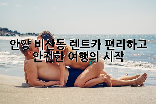 안양 비산동 렌트카: 편리하고 안전한 여행의 시작
