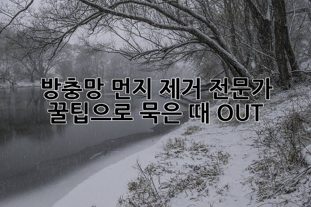🏡✨ 방충망 먼지 제거, 전문가 꿀팁으로 묵은 때 OUT!