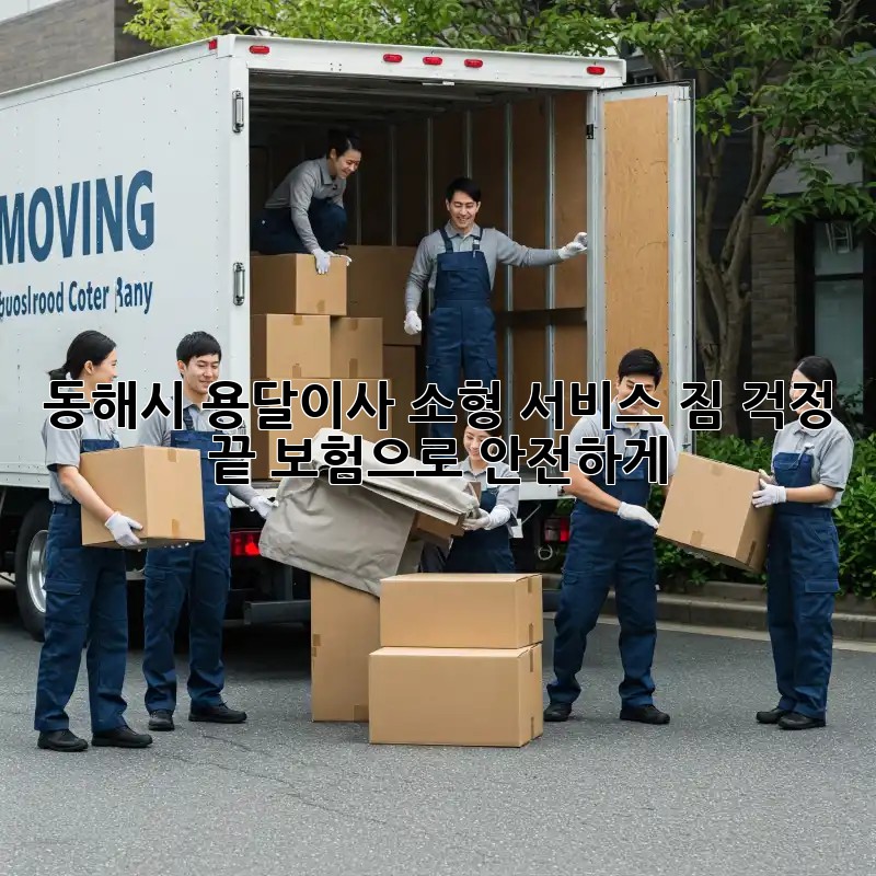 동해시 용달이사 소형 서비스: 짐 걱정 끝! 보험으로 안전하게